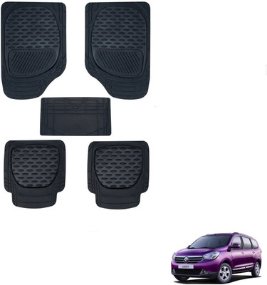 AuTO ADDiCT Rubber, PVC Standard Mat For  Renault Lodgy(Black)