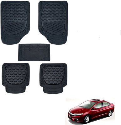 KOZDIKO Rubber Standard Mat For  Honda City(Black)