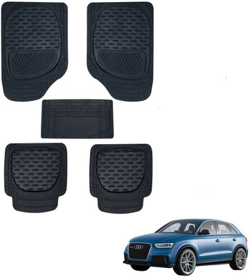 AuTO ADDiCT Rubber, PVC Standard Mat For  Audi Q3(Black)
