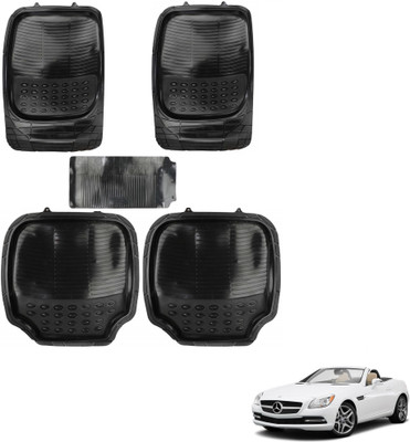 AuTO ADDiCT Rubber, PVC Standard Mat For  Mercedes Benz SLK-Class(Black)