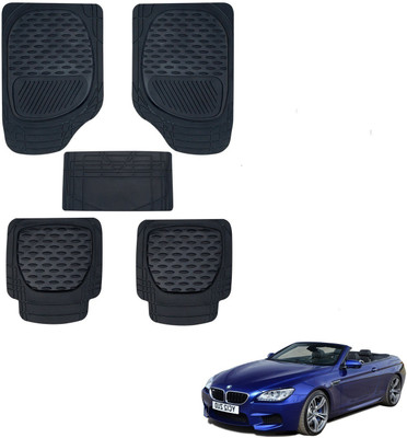 AuTO ADDiCT Rubber, PVC Standard Mat For  BMW 6 Series(Black)
