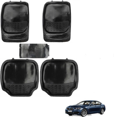 AuTO ADDiCT Rubber, PVC Standard Mat For  BMW 5 Series(Black)