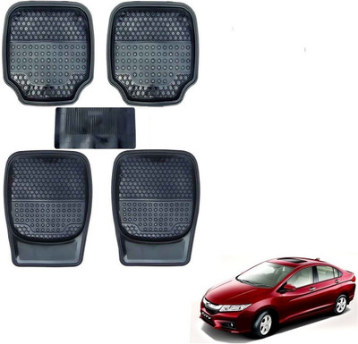 AuTO ADDiCT Rubber, PVC Standard Mat For  Honda New City(Black)