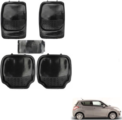 AuTO ADDiCT Rubber, PVC Standard Mat For  Maruti Suzuki Swift(Black)