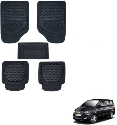 KOZDIKO Rubber Standard Mat For  Chevrolet Enjoy(Black)