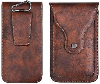 Helix Pouch for vivo Y91i(Brown, Holster, Pack of: 1)