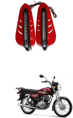 PRTEK Red Led Handle Guard Universal Motorcycle 00144 Handlebar Hand Guard(Yamaha)