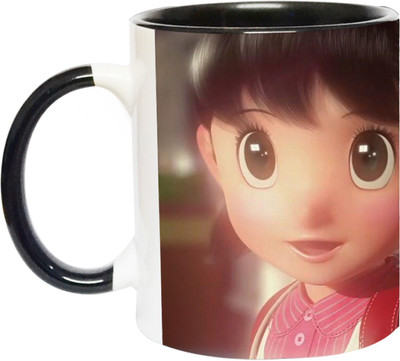ARTBUG Doraemon - 3150 - BLK Ceramic Coffee Mug(350 ml)