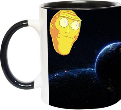ARTBUG Rick And Morty - 3399 - BLK Ceramic Coffee Mug(350 ml)