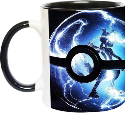 ARTBUG PokÃÂ©mon - 3327 - BLK Ceramic Coffee Mug(350 ml)