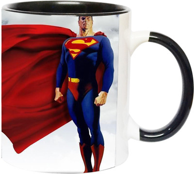 ARTBUG Superman - 2893 - BLK Ceramic Coffee Mug(350 ml)