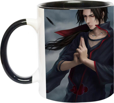 Ashvah Itachi UCHIHA - 3222 - BLK Ceramic Coffee Mug(350 ml)