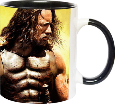 ARTBUG Hercules Dwayne Johnson - 2721 - BLK Ceramic Coffee Mug(350 ml)