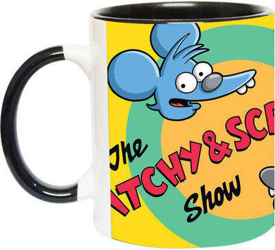ARTBUG The Simpsons - 3449 - BLK Ceramic Coffee Mug(350 ml)