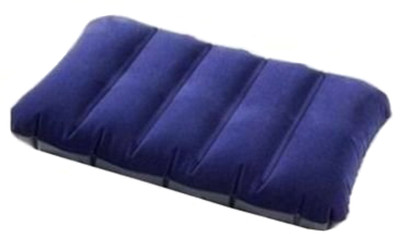 ZACHARIAS Inflatable Solid Travel Pillow Pack of 1(Blue)