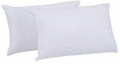 Swikon star Microfibre Solid Sleeping Pillow Pack of 2(White)