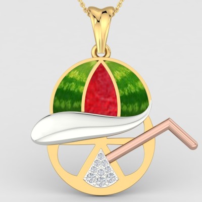 ShipJewel Cool Crusher Pendant-18KT Gold 18kt Diamond Yellow Gold Pendant