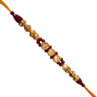 Dms Retail Bracelet Rakhisc030 Mauli Thread Rakhi  Set(1 Rakhi With Roli Chawal)
