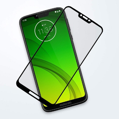 Eagle Edge To Edge Tempered Glass for Moto G7 Power:Tailor Made:Original:Genuine:and:Quality Assured(Pack of 1)