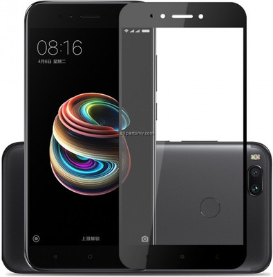 Richuzers Edge To Edge Tempered Glass for Xiaomi Mi 5X 6D(Pack of 1)
