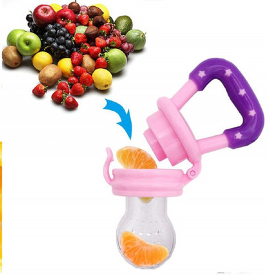 kihome Baby Feeding Nipple Teether and Feeder(Pink)