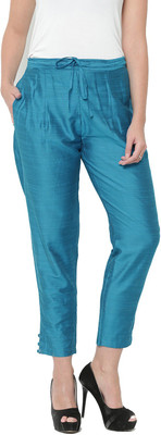 SHREE Regular Fit Women Blue Trousers