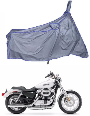 ABS Creation Two Wheeler Cover for Harley Davidson(XL 1200, Silver)