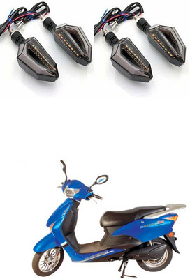 PRTEK Front, Side LED Indicator Light for Hero Universal For Bike(Blue, Yellow)