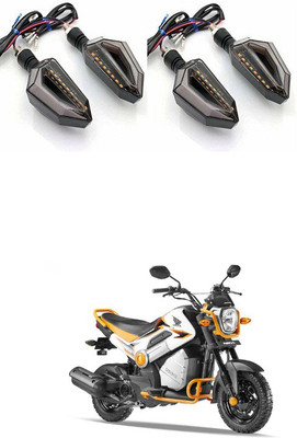 PRTEK Front, Side LED Indicator Light for Honda Universal For Bike(Blue, Yellow)