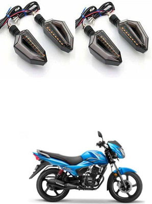 PRTEK Front, Side LED Indicator Light for TVS Victor New(Blue, Yellow)