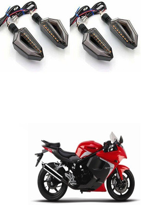 PRTEK Front, Side LED Indicator Light for Hyosung GT250R(Blue, Yellow)
