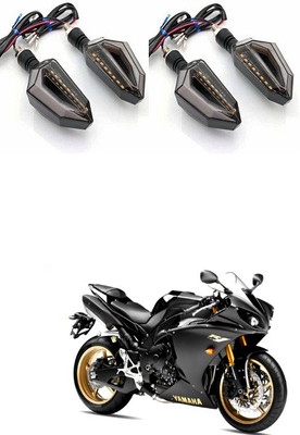 PRTEK Front, Side LED Indicator Light for Yamaha YZF R1(Blue, Yellow)