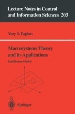 Macrosystems Theory and its Applications(English, Paperback, Popkov Yury S.)
