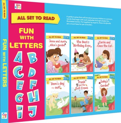 All set to Read Fun with Letters A to G Box 1(English, Paperback, unknown)