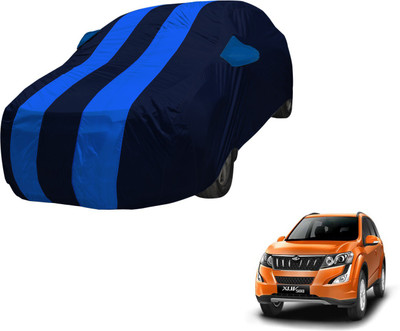 Auto Hub Car Cover For Mahindra XUV 500 (With Mirror Pockets)(Blue, Blue)