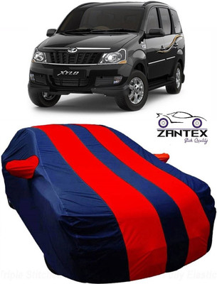 ZANTEX Car Cover For Mahindra Xylo (With Mirror Pockets)(Blue, Red)