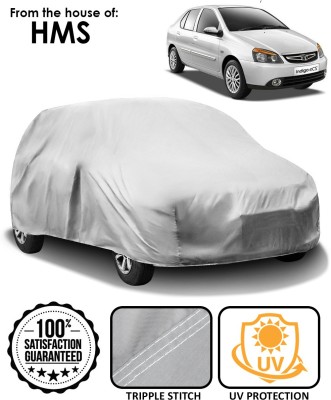 HMS Car Cover For Tata Indigo CS (Without Mirror Pockets)(Silver)