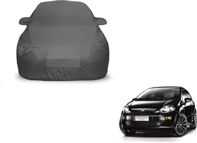 Flipkart SmartBuy Car Cover For Fiat Punto Evo (With Mirror Pockets)(Grey)