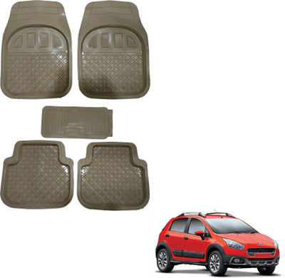 Oshotto Rubber Standard Mat For  Fiat Avventura(Beige)