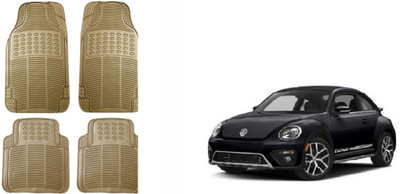 Auto Oprema Rubber Standard Mat For  Volkswagen Beetle(Beige)