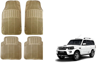Auto Oprema Rubber Standard Mat For  Mahindra New Scorpio(Beige)