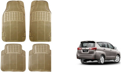Auto Oprema Rubber Standard Mat For  Toyota Innova Crysta(Beige)