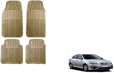 Auto Oprema Rubber Standard Mat For  Hyundai Verna Transform(Beige)