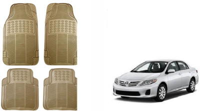 Auto Oprema Rubber Standard Mat For  Toyota Corolla(Beige)