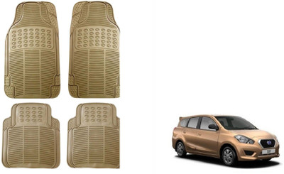 Auto Oprema Rubber Standard Mat For  Datsun Go+(Beige)