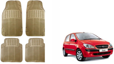 Auto Oprema Rubber Standard Mat For  Hyundai Getz Prime(Beige)