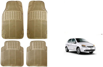 Auto Oprema Rubber Standard Mat For  Tata Indica eV2(Beige)
