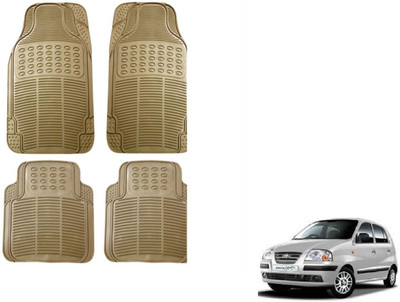 Auto Oprema Rubber Standard Mat For  Hyundai Santro Xing(Beige)