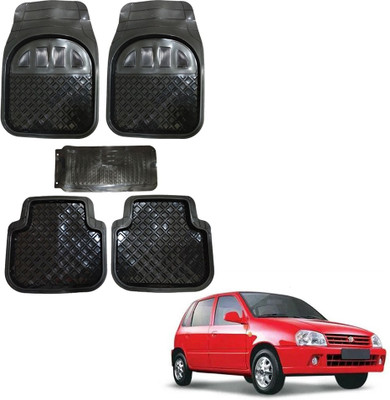 Oshotto Rubber Standard Mat For  Maruti Suzuki Zen(Black)