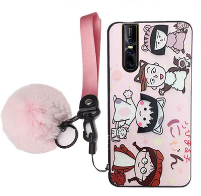 KC Back Cover for Vivo V15 Pro(Pink, Shock Proof, Silicon)